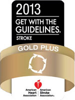 2013 Get with the Guidelines Stroke Gold Plus Quality Achievement Award