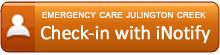 Check in with iNotify at Emergency Care Center Julington Creek